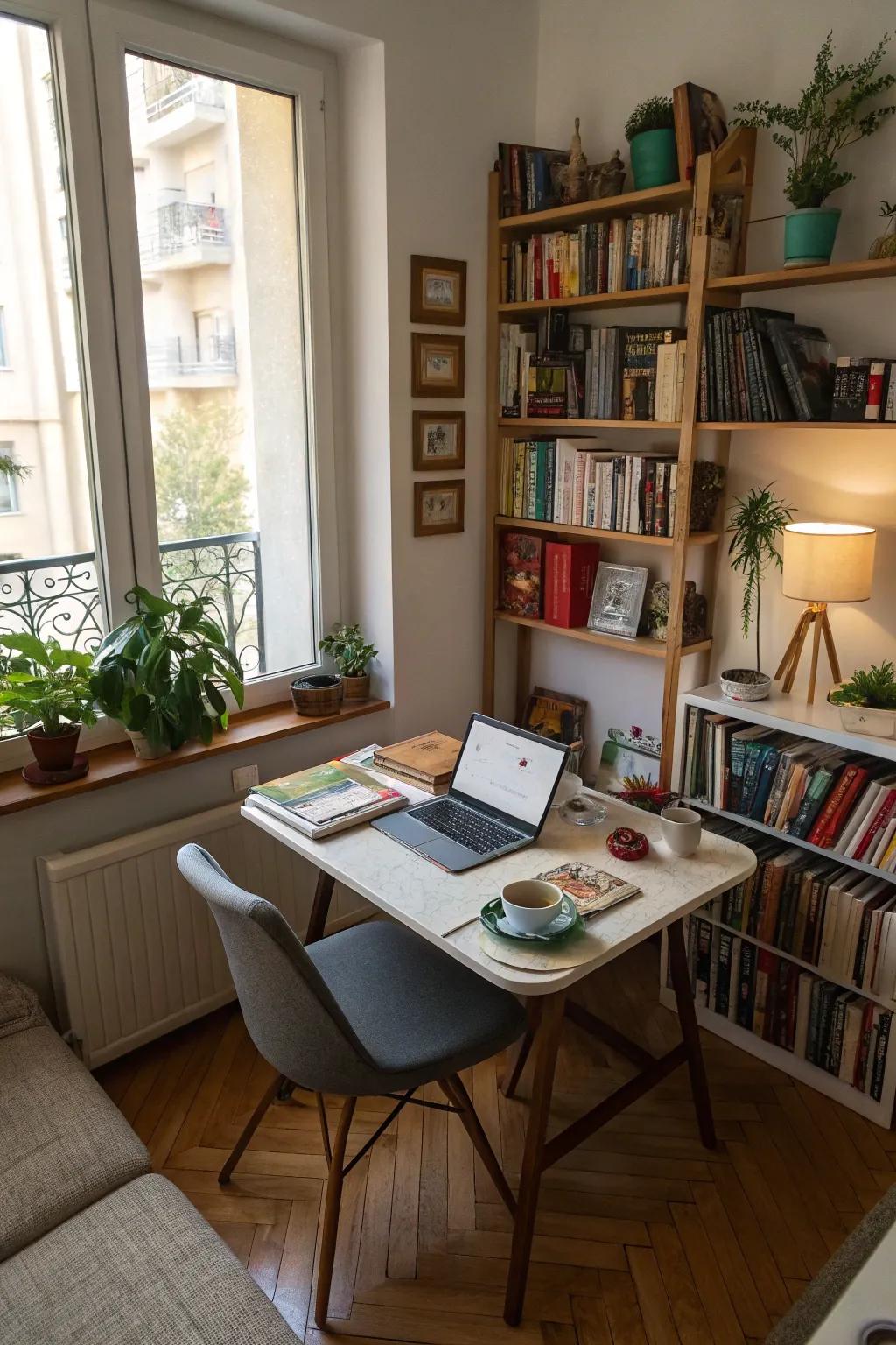 Furniture that serves multiple purposes maximizes space.