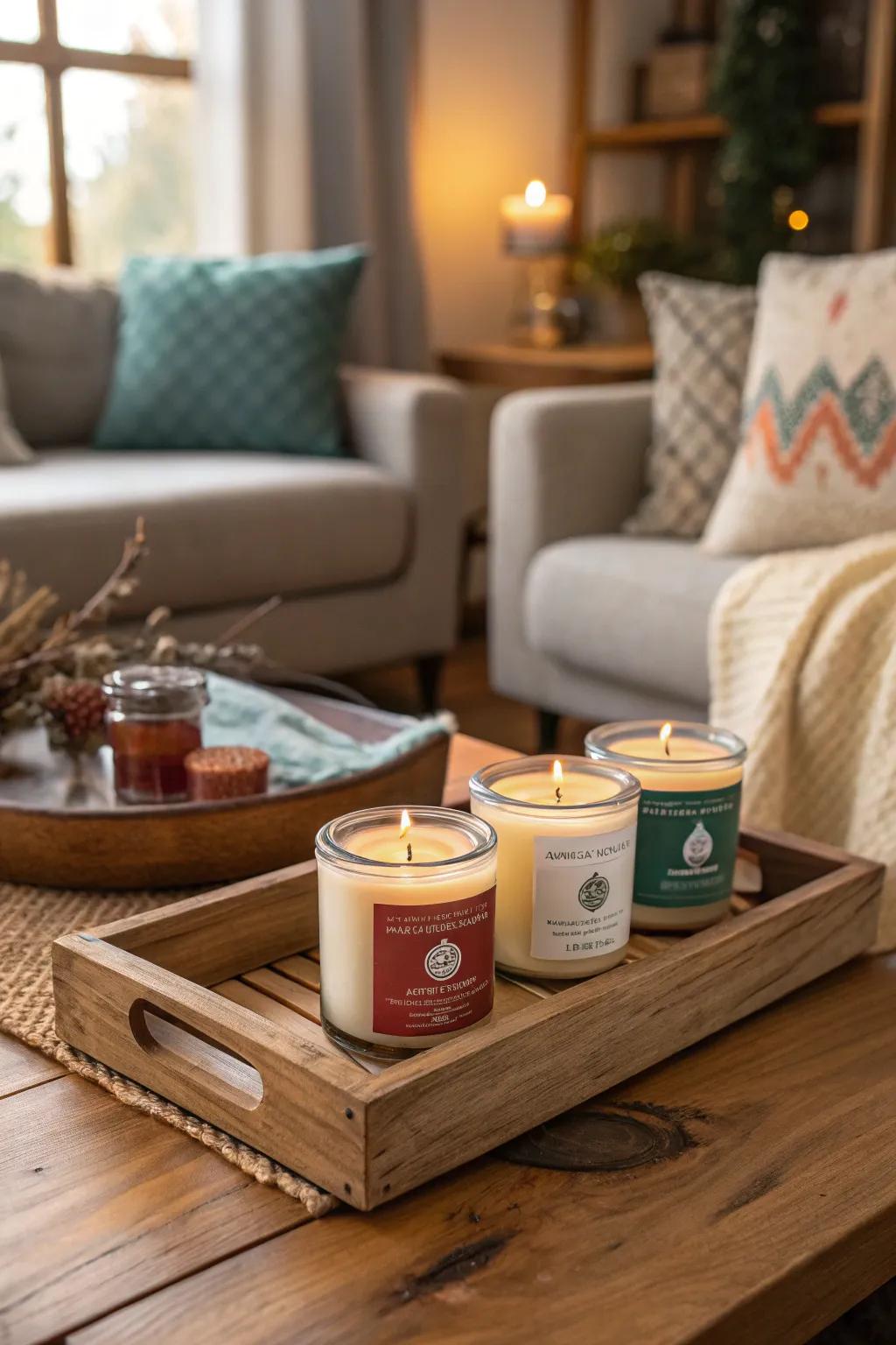 Personalized glowlights create a cozy and welcoming present.