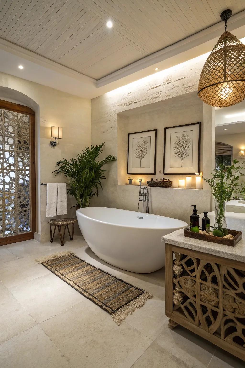 Detached bathtubs infuse any bathroom with luxury and elegance.