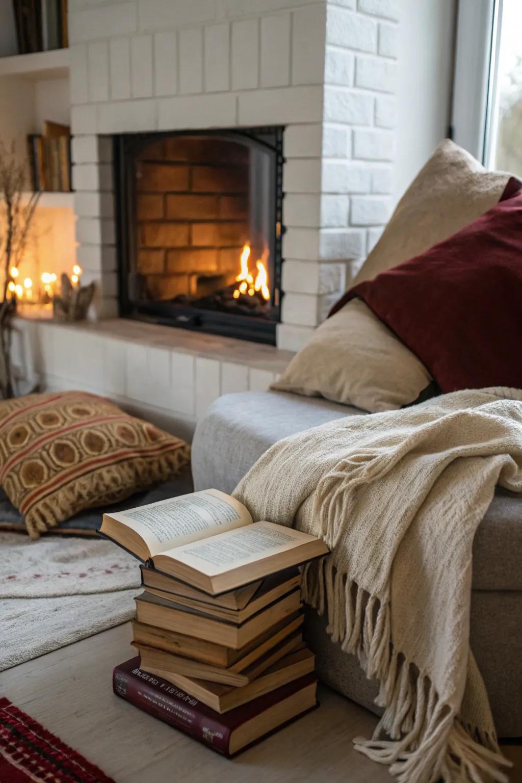 Design a peaceful retreat for reading and relaxation.