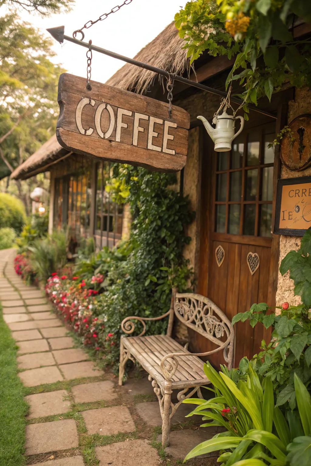 Timber markers infuse a warm, welcoming vibe into any business's entryway.