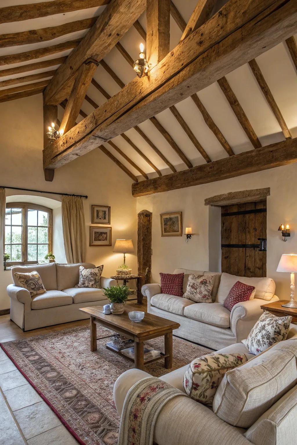 Wood accents infuse warmth and character into any room.