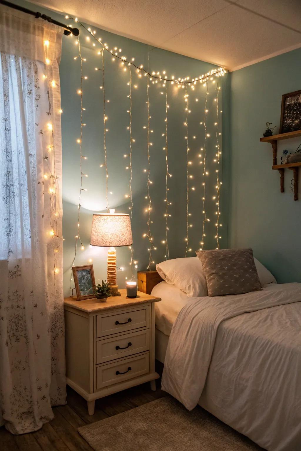 Miniature lights and tender lamps emit an appealing brilliance, instantly cultivating coziness in any room.