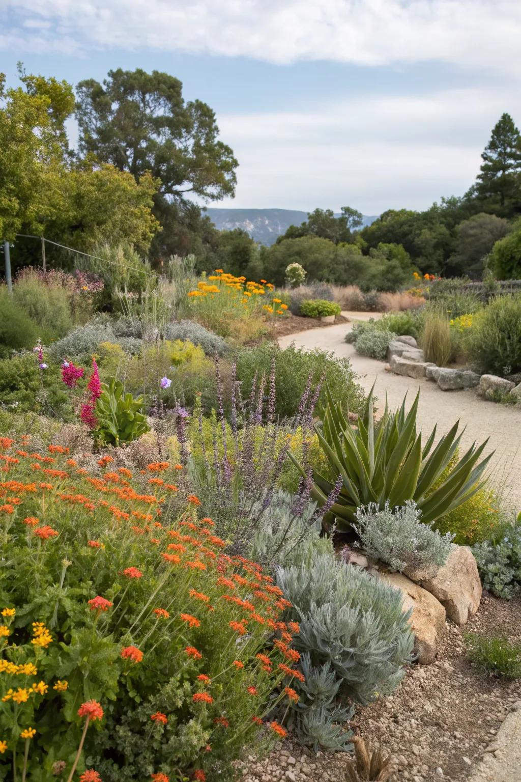 Native plants bring both beauty and strength to gardens designed to withstand drought.