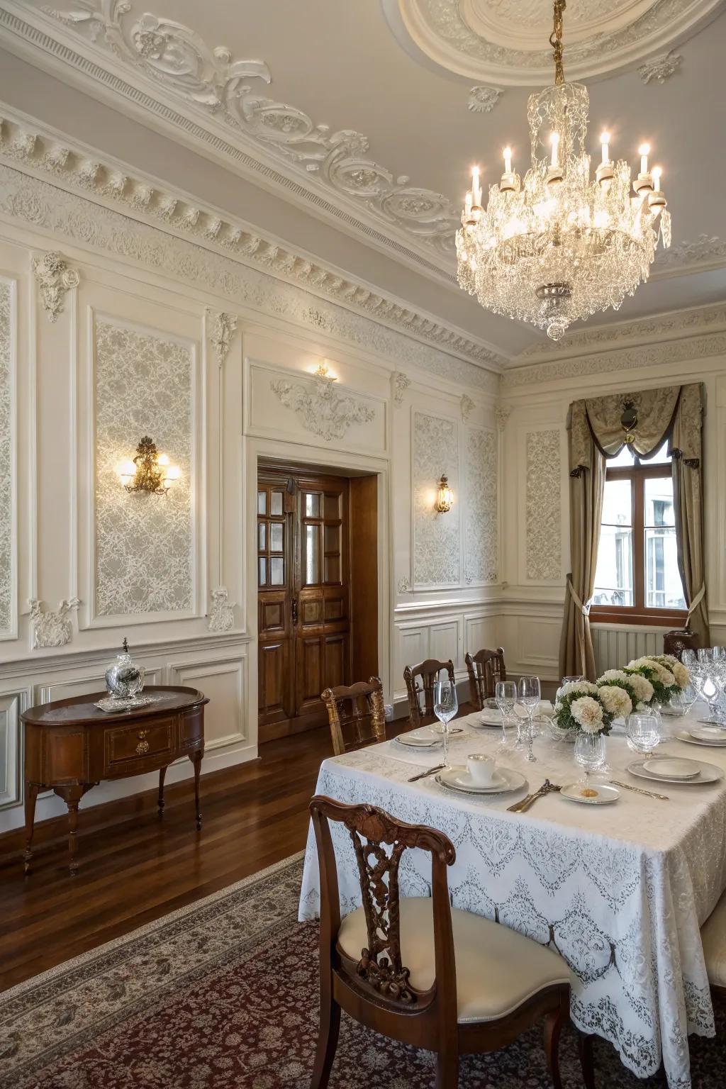 Refine classic interiors with graceful wainscoting.