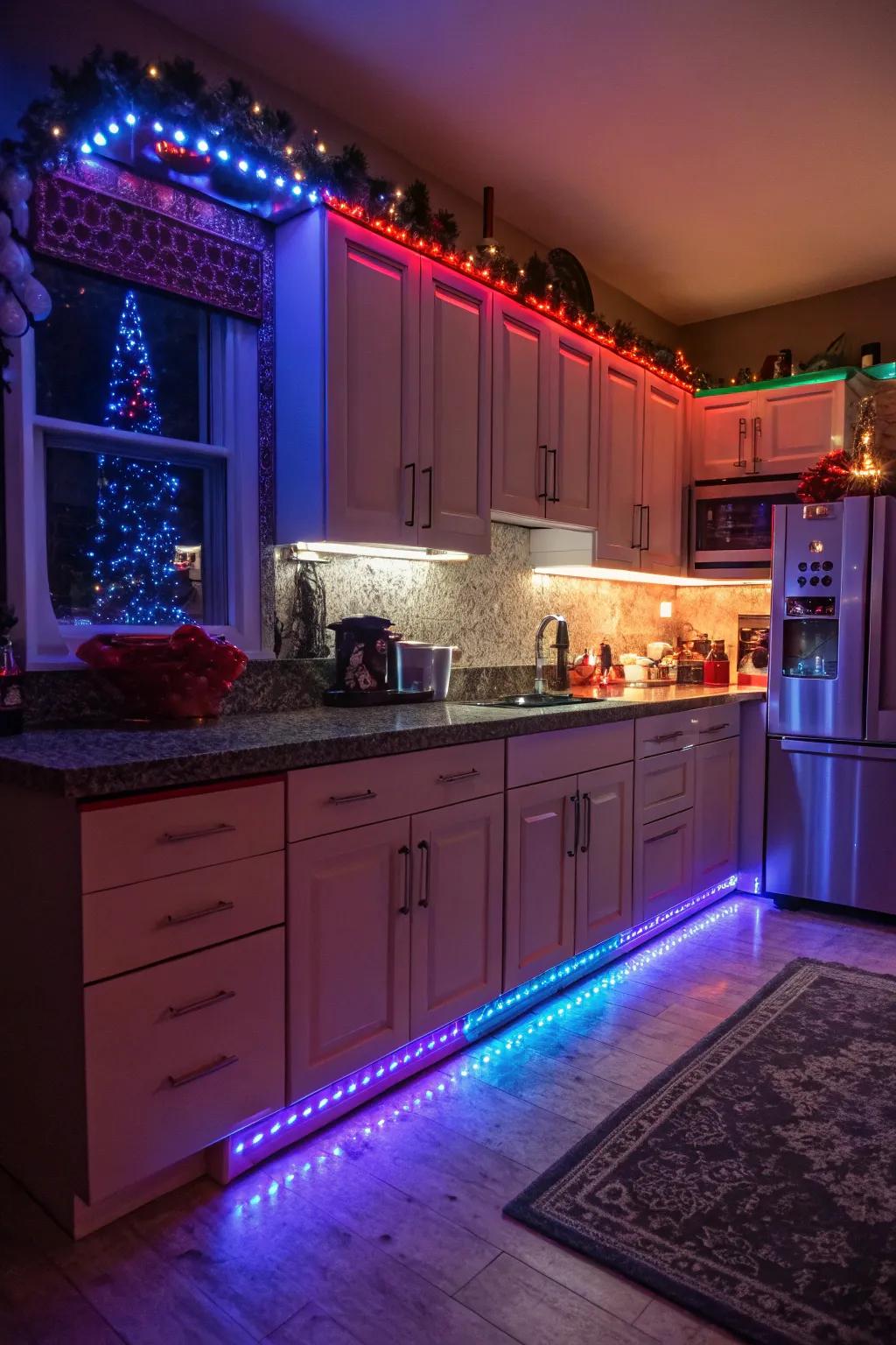 Craft an ambiance with a spectrum of colors that elevates your kitchen experience.