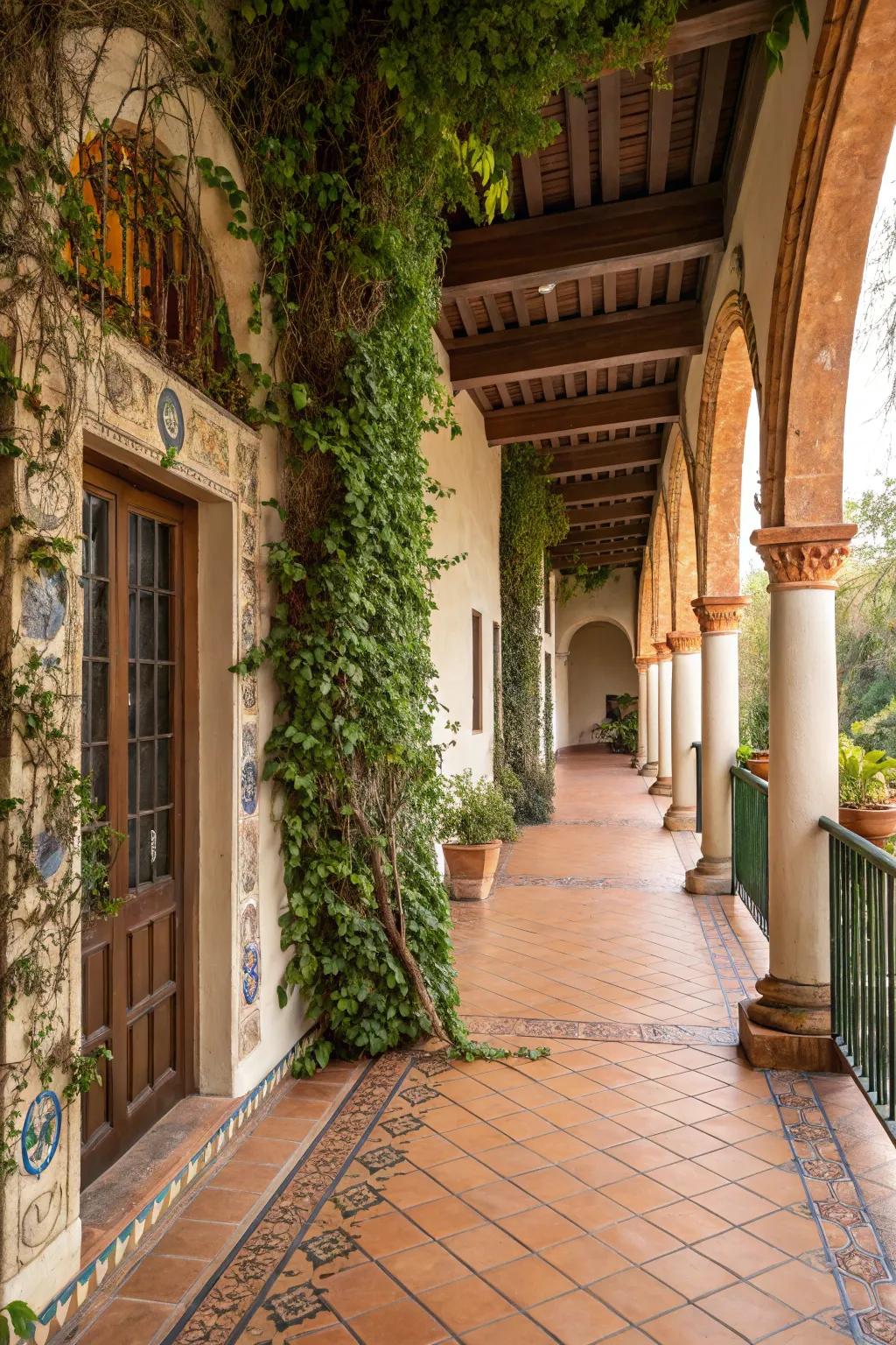 Sophisticated arches delivering a classic Mediterranean ambiance.