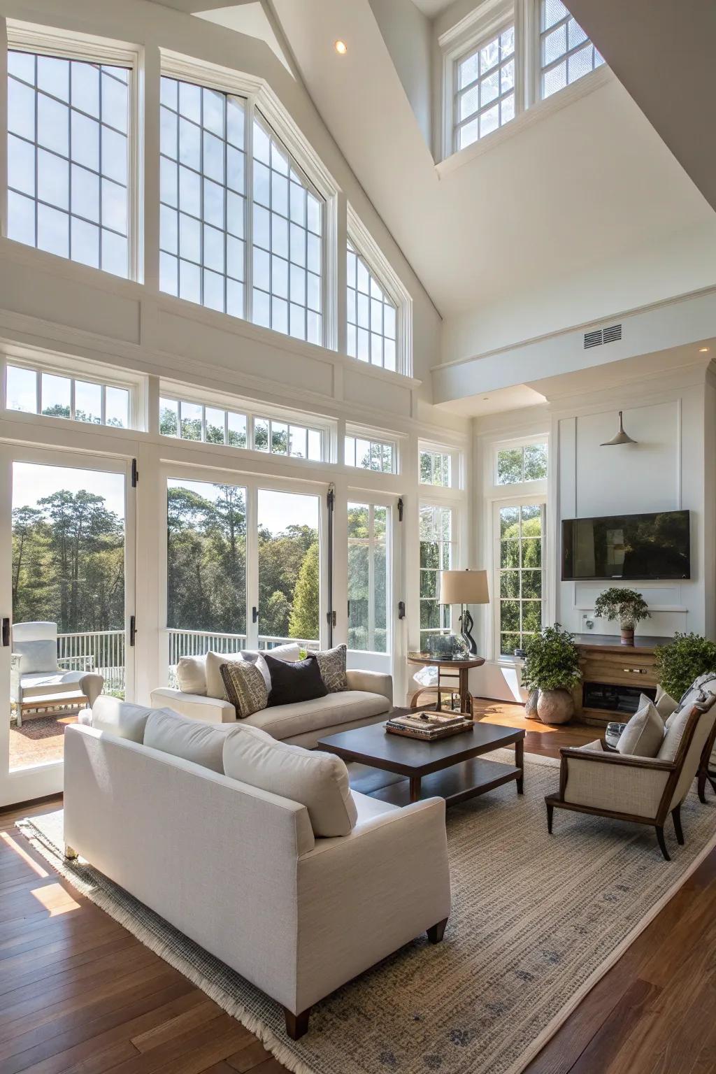 Savor the feeling of freedom and seamless movement with an open layout.