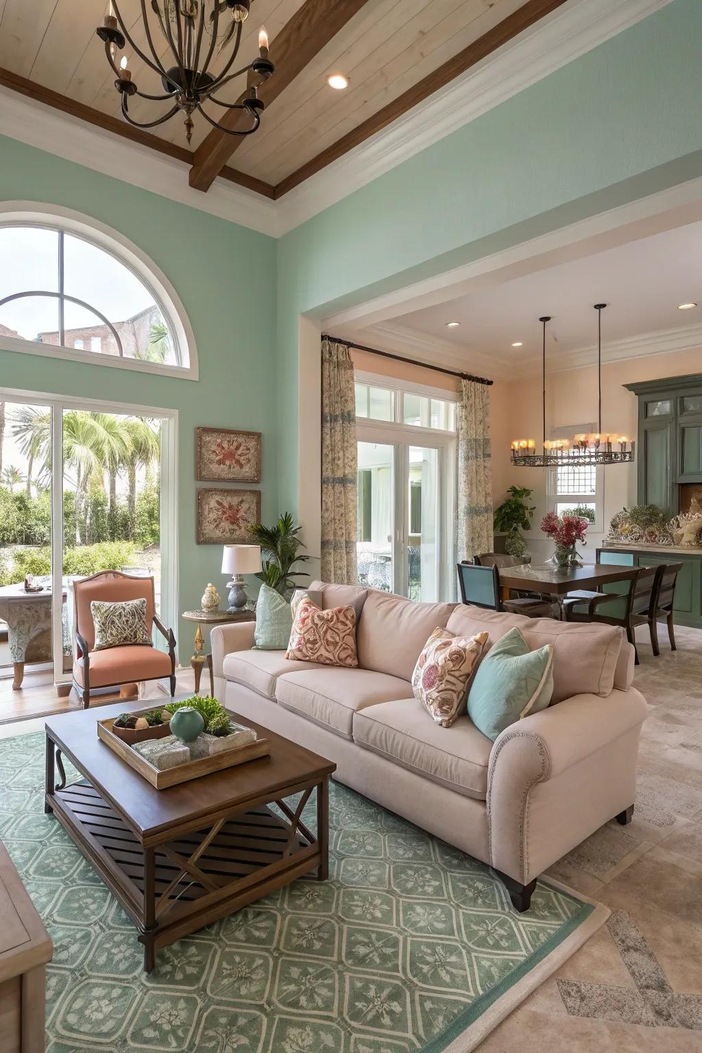 Unified color harmonies bond open havens