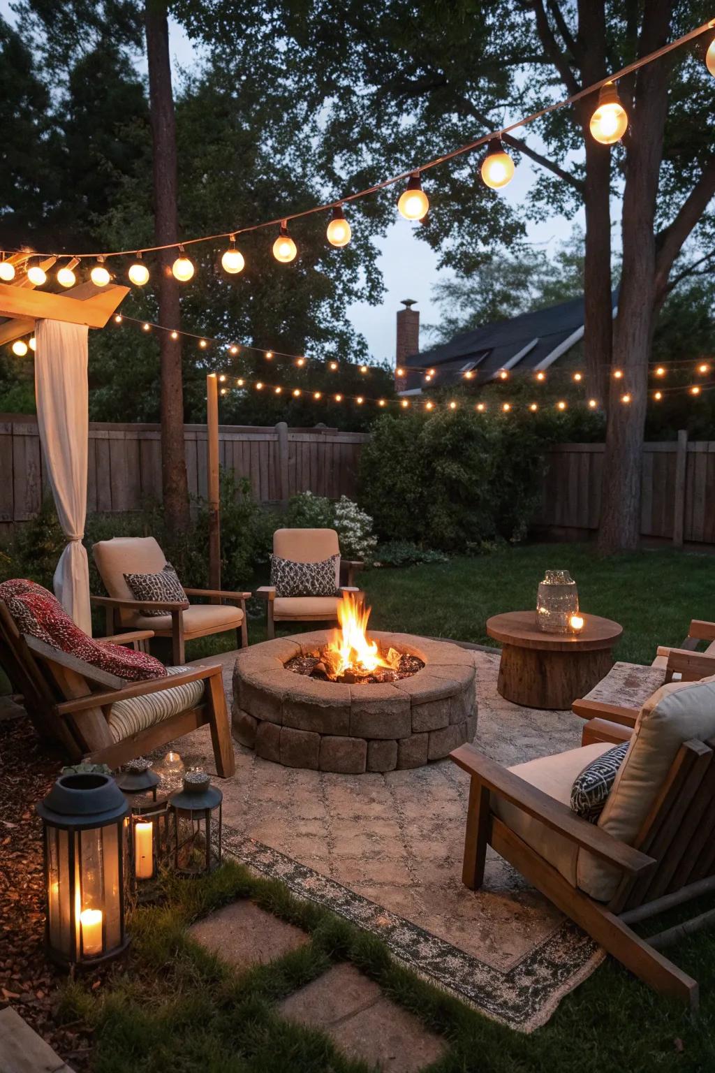A fire pit is the quintessential spot for gatherings with friends and family.