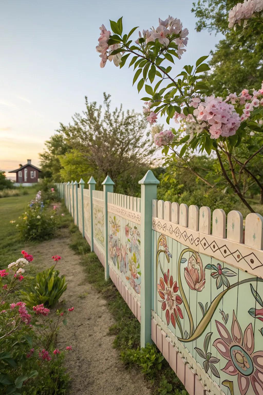 Floral artistry creates an effortless transition into a lush garden setting.