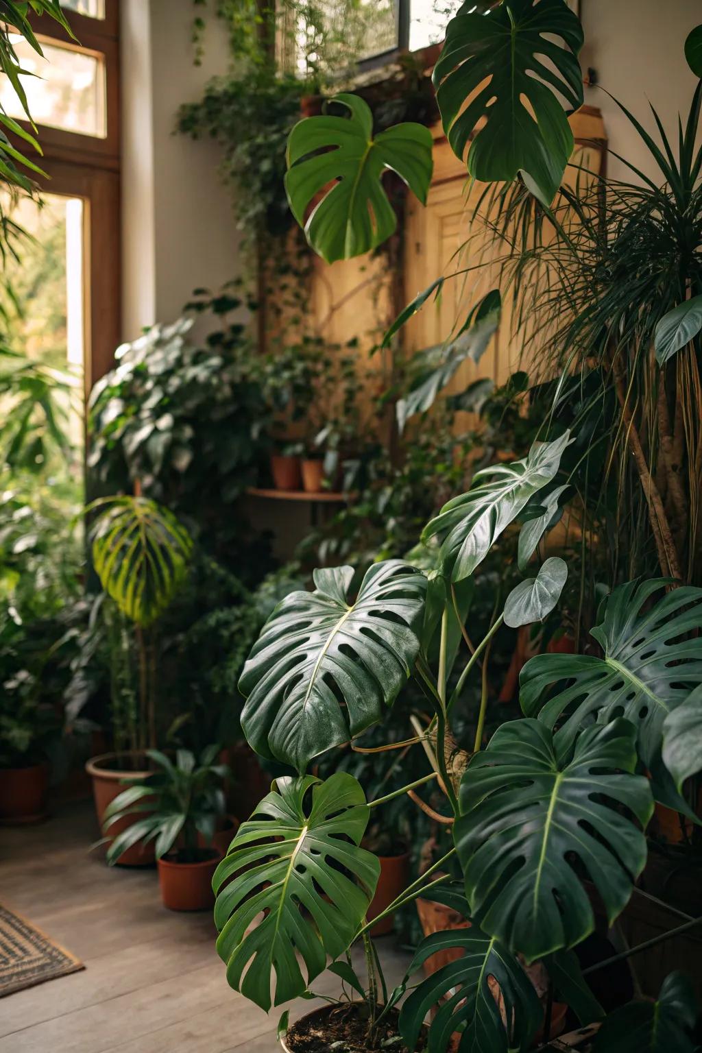 Surround yourself in your very own indoor jungle.