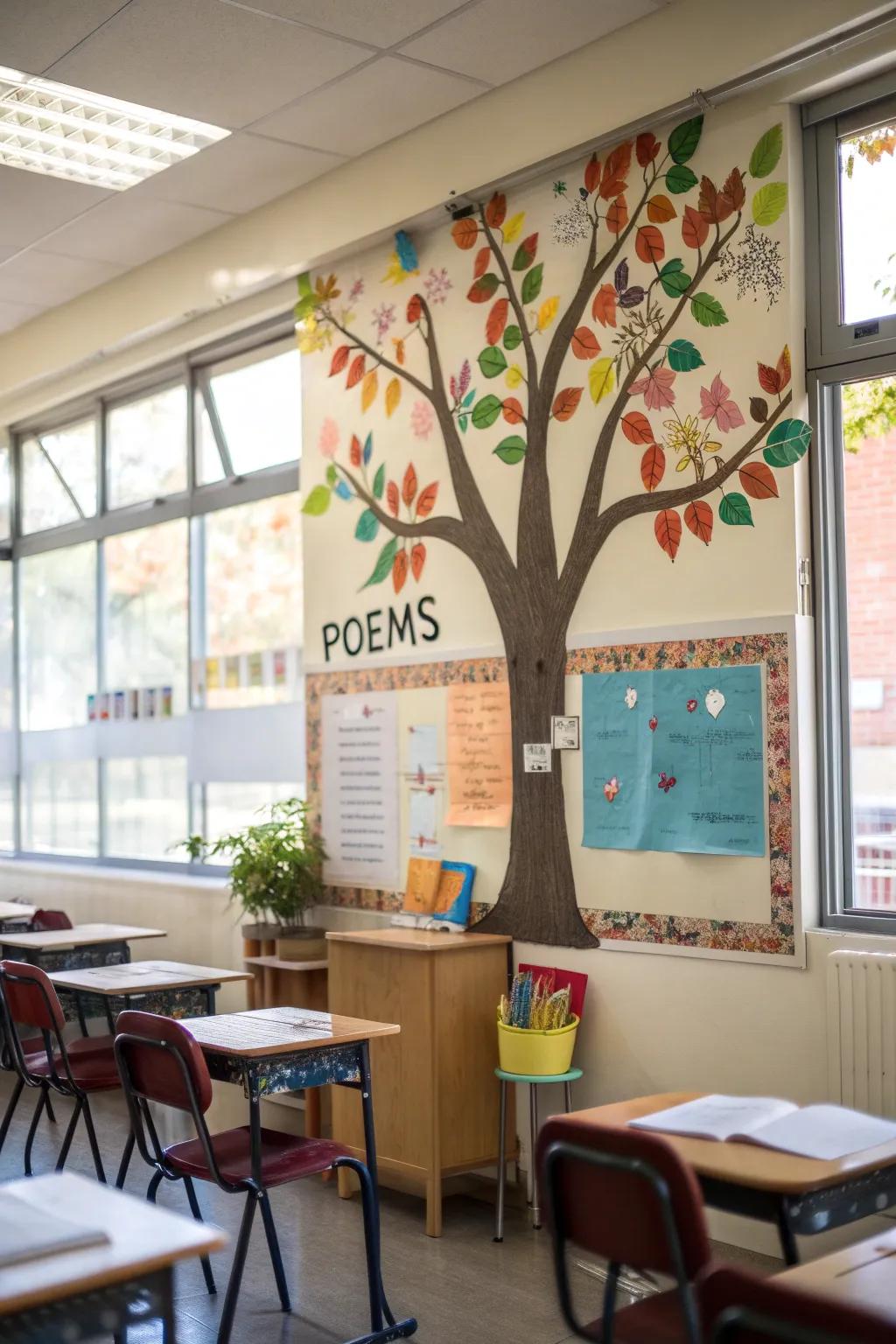 Craft an arbor of verse, where each leaf sings a unique song.