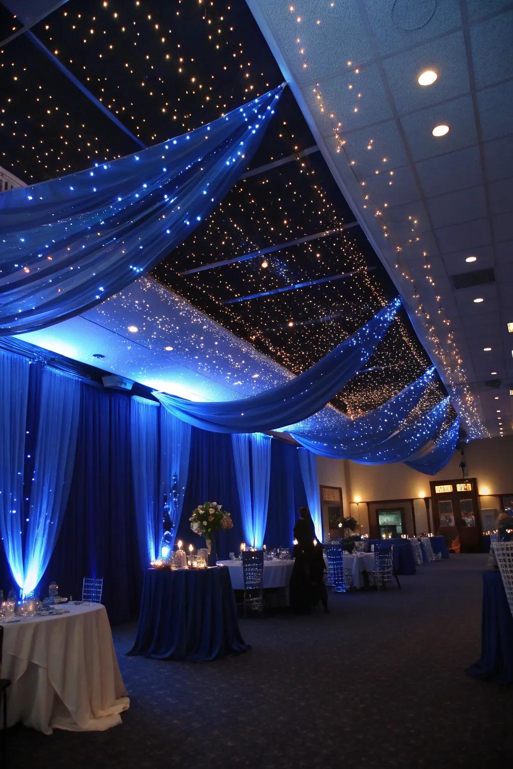 Dance among the stars with a celestial prom theme.