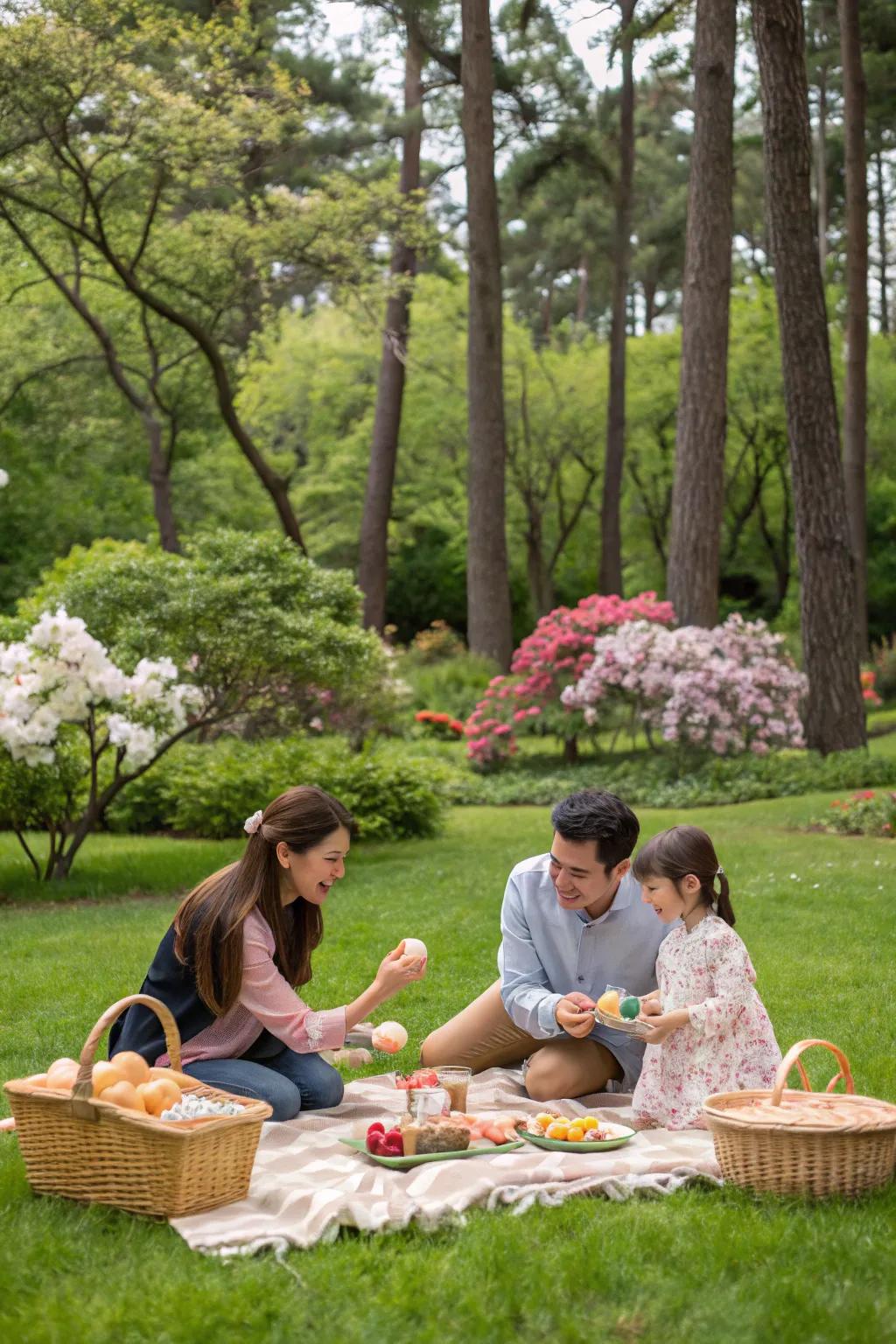 Welcome the peace of nature with a picturesque, all-natural family photoshoot.