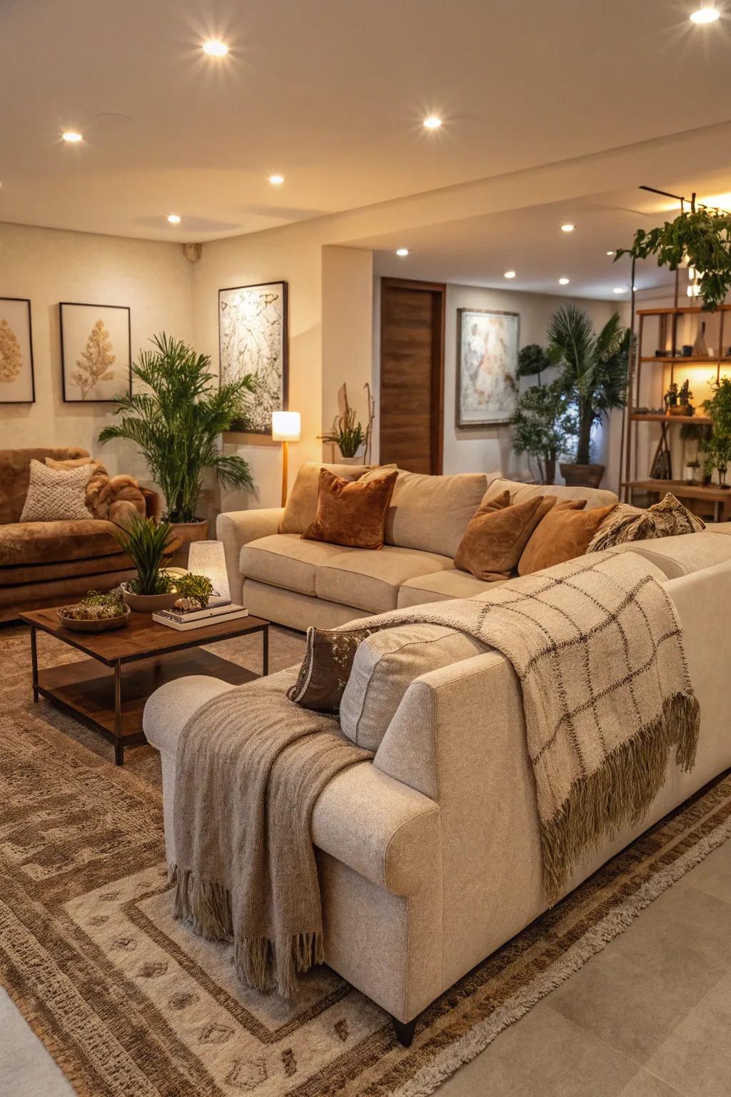 Synthesize modern flair with snug features to craft the quintessential relaxation domain.