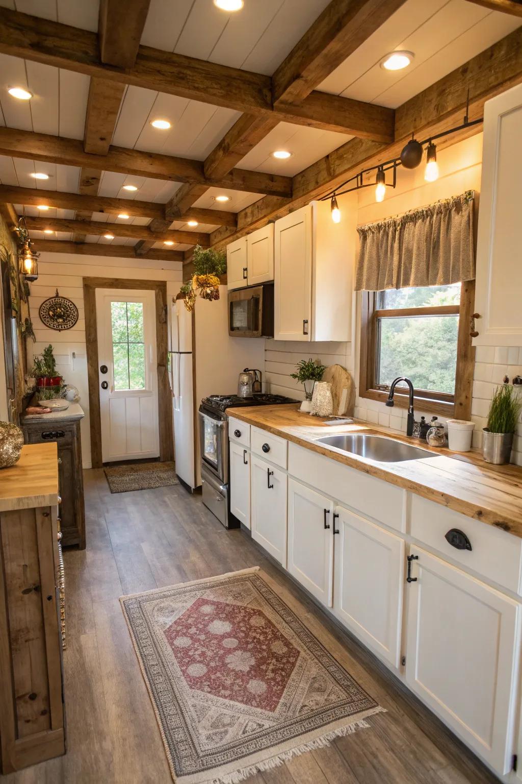 Creating a warm, welcoming farmhouse kitchen.