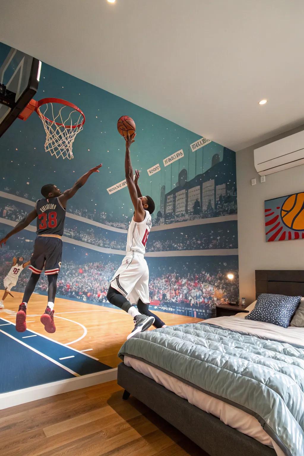 Bring energy into your space with captivating sports-themed wall art.