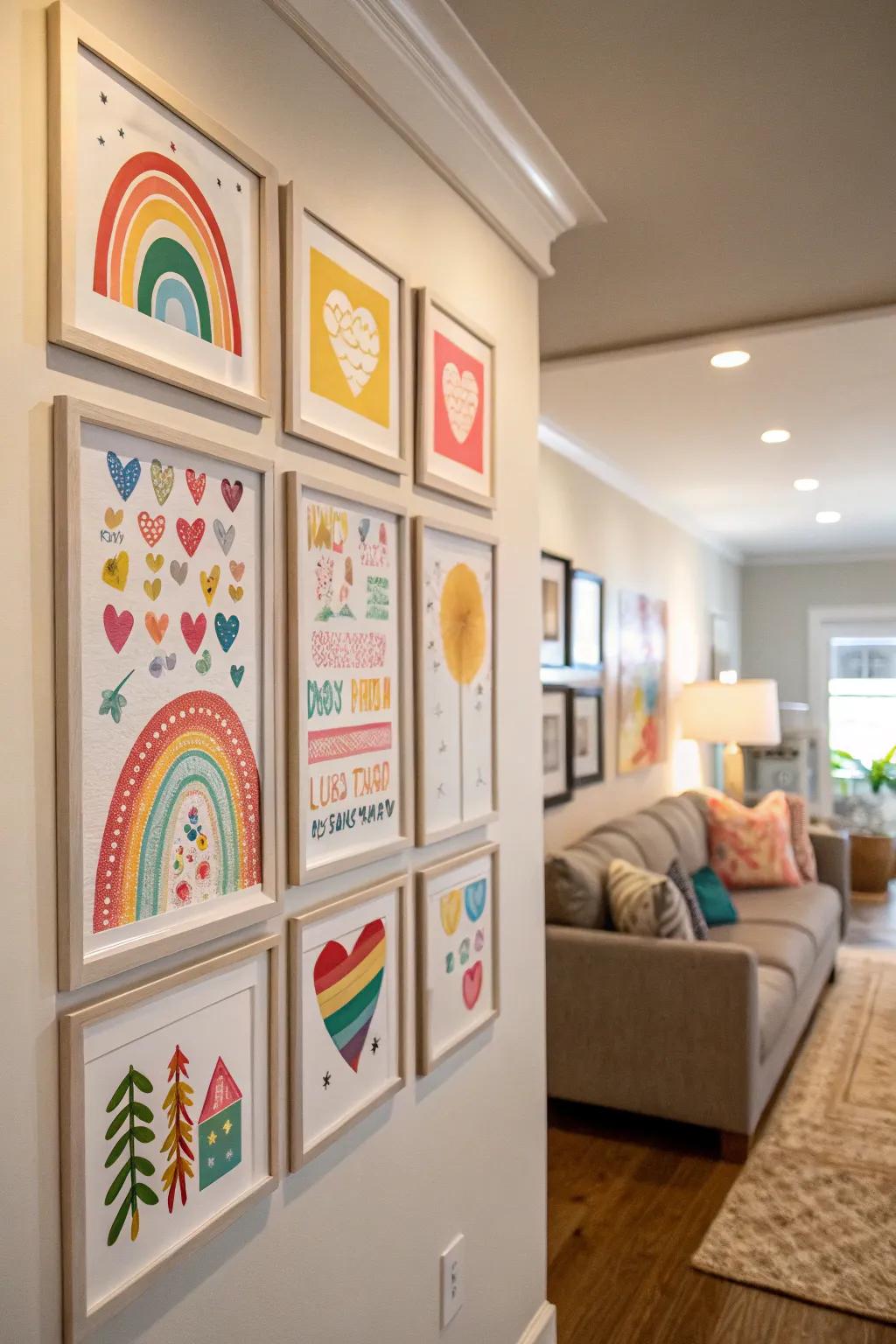 Transform your sticker collection into a stunning gallery wall.