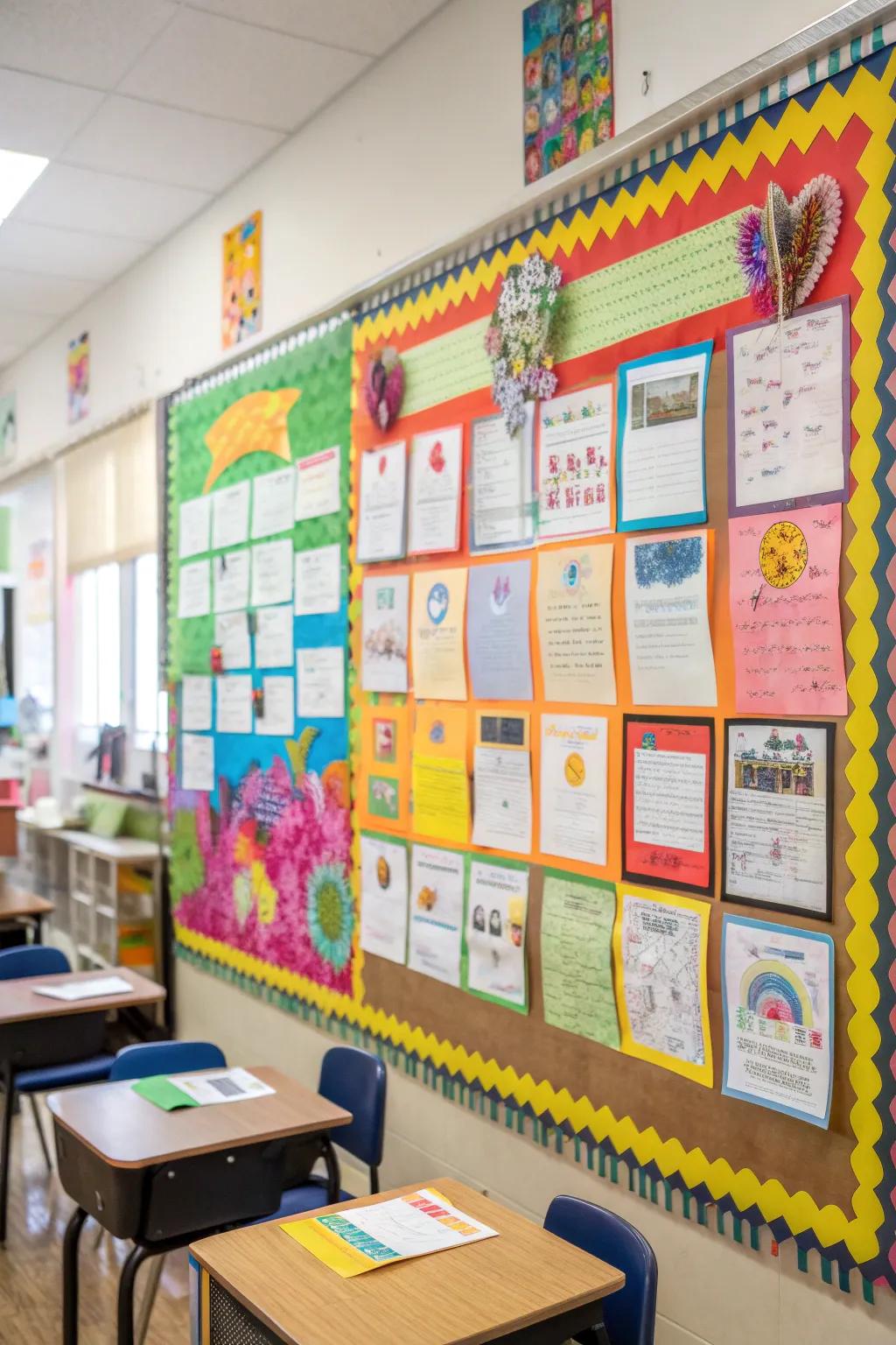 A dynamic display board can rejuvenate your teaching environment.