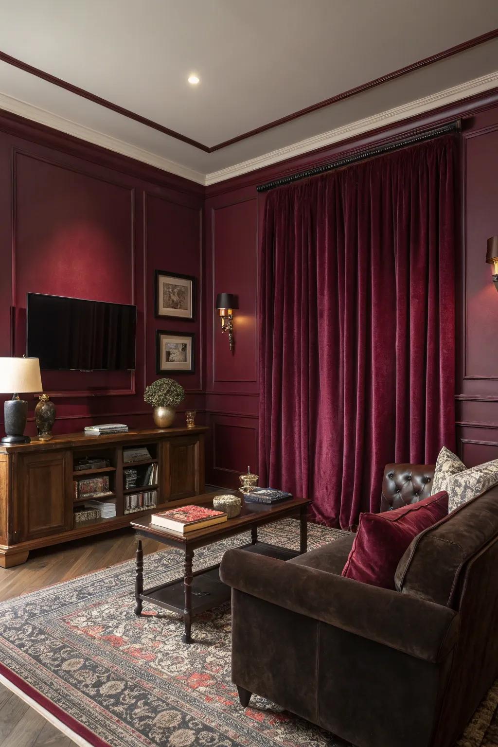 A shadowy palette lays the groundwork for a Victorian Gothic ambiance.