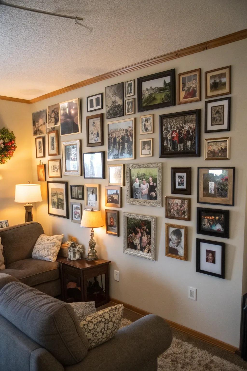 A gallery of memories capturing a decade of affection.