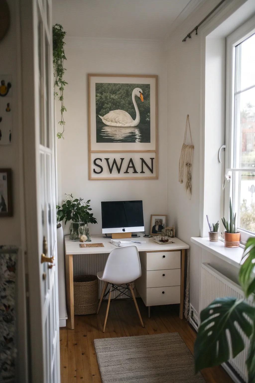 Animal-shaped word art infuses your decor with a whimsical charm.