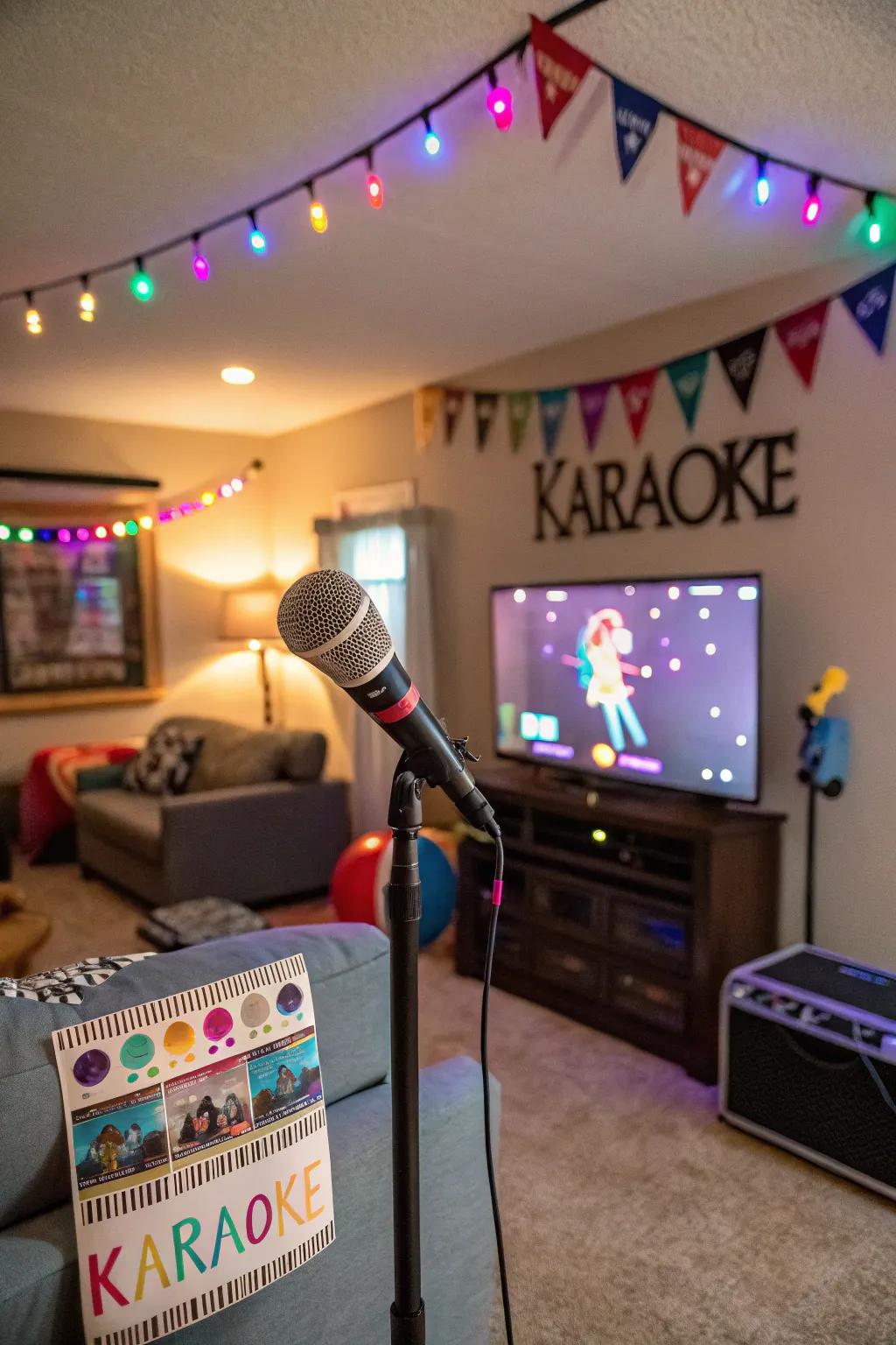 Vocalize the night away through a pleasurable session of musical performance.