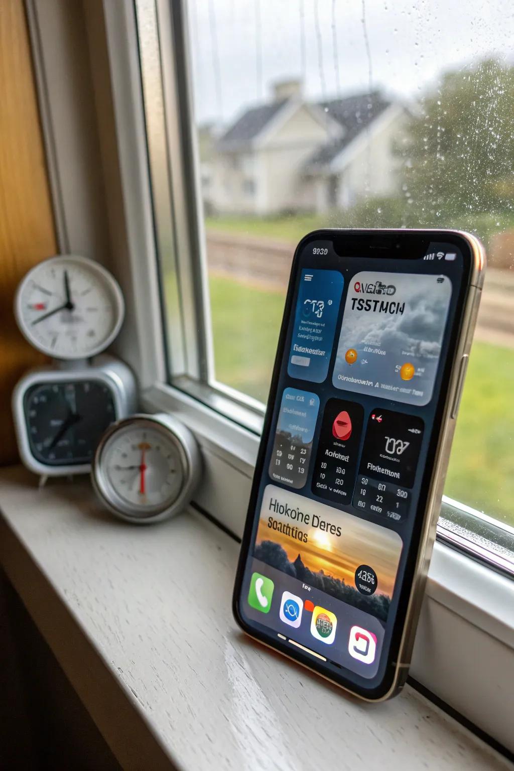 Weather tools keep you updated while enhancing your display’s aesthetics.