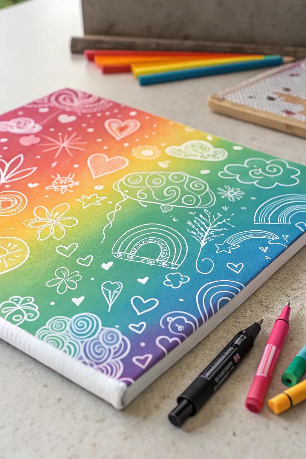 Incorporate a whimsical dash through spirited doodles featured upon your composition. <strong><em>Let your art reflect the joy within.</em></strong>” loading=”lazy” class=”pimg”>
	</picture><figcaption>Incorporate a whimsical dash through spirited doodles featured upon your composition. <strong><em>Let your art reflect the joy within.</em></strong></figcaption></figure>
<p>Upon ensuring your backdrop is arid, grasp a pen and doodle to your heart’s gratification. Personalize your artistry via capricious sketches or elaborate configurations. <strong><em>It’s like adding a touch of your soul to every stroke.</em></strong></p>
<h3>These products might be useful:</h3>
<ul class=