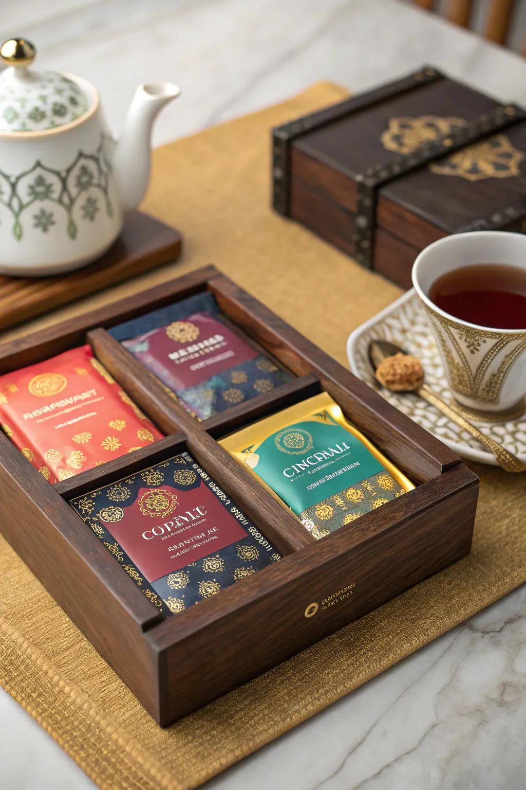 Special tea mixes for a comforting cup.