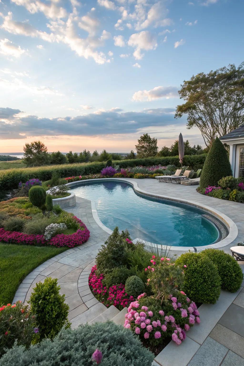 Distinct pool contours can revamp your backyard.