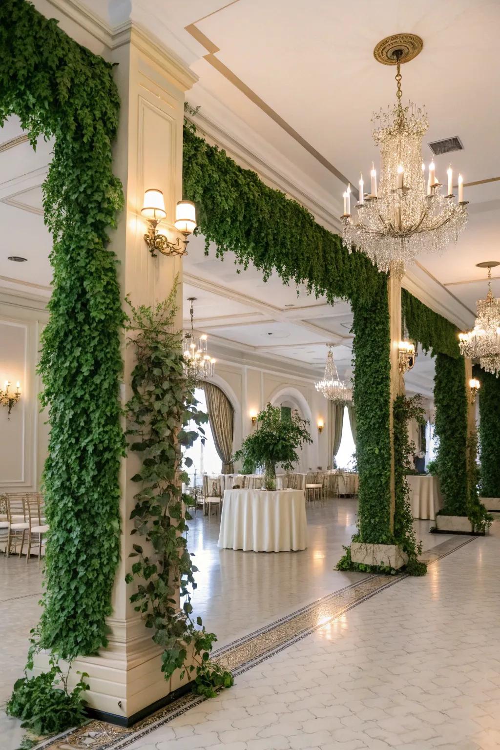 Invite nature inside by incorporating verdure.
