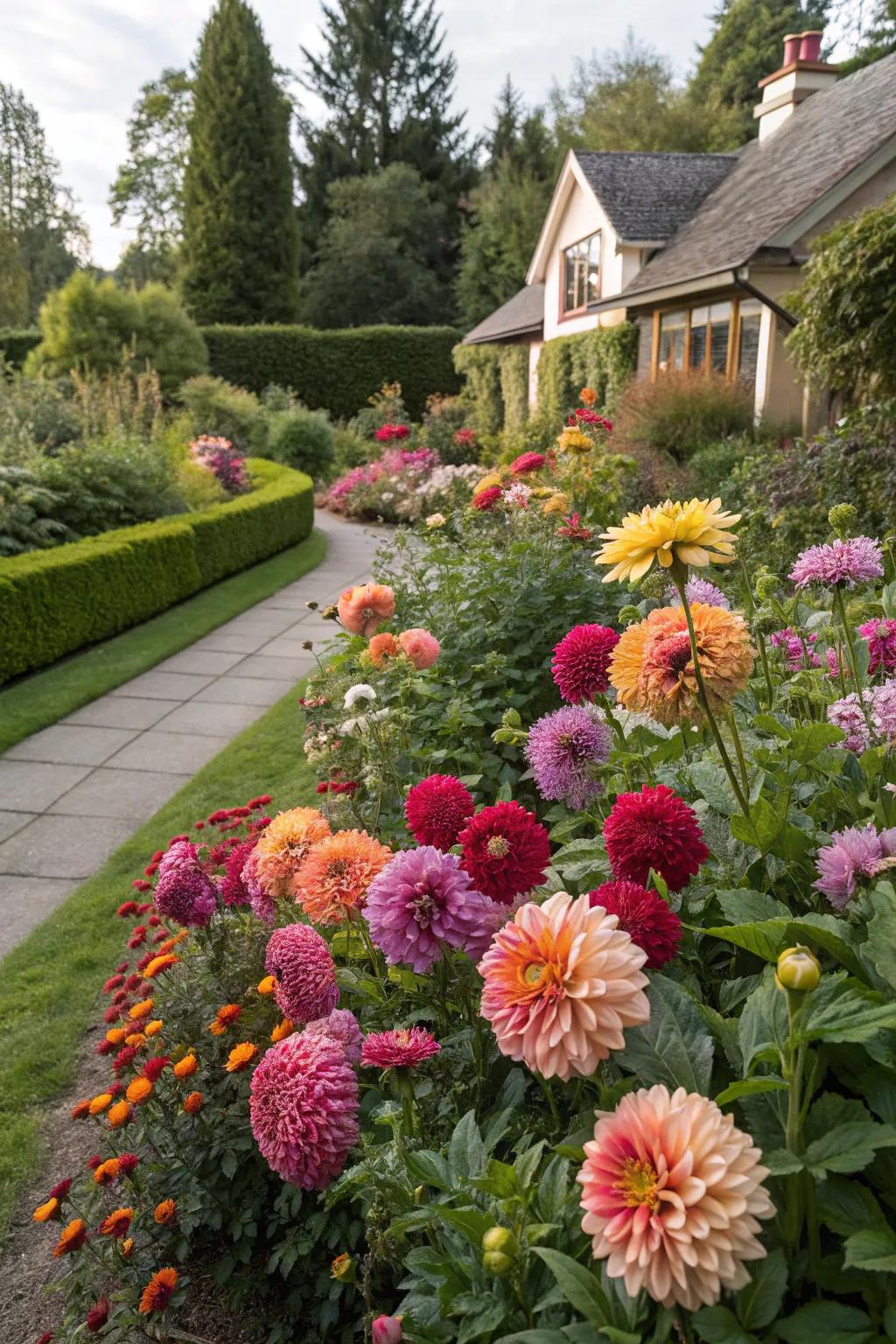 Dahlias infuse dramatic flair and vibrant color into any area.