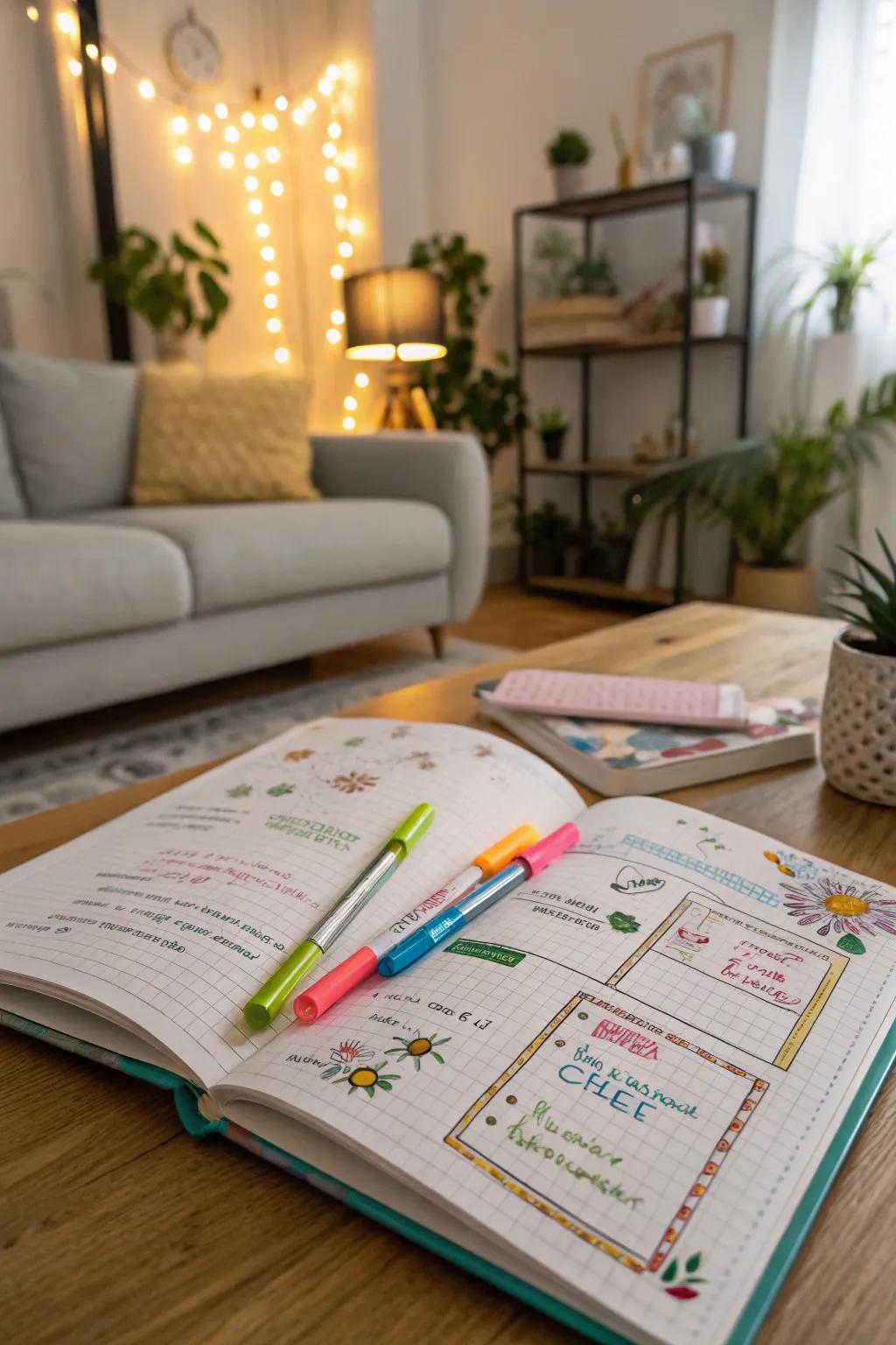 Make bill tracking an art form with a bullet journal.