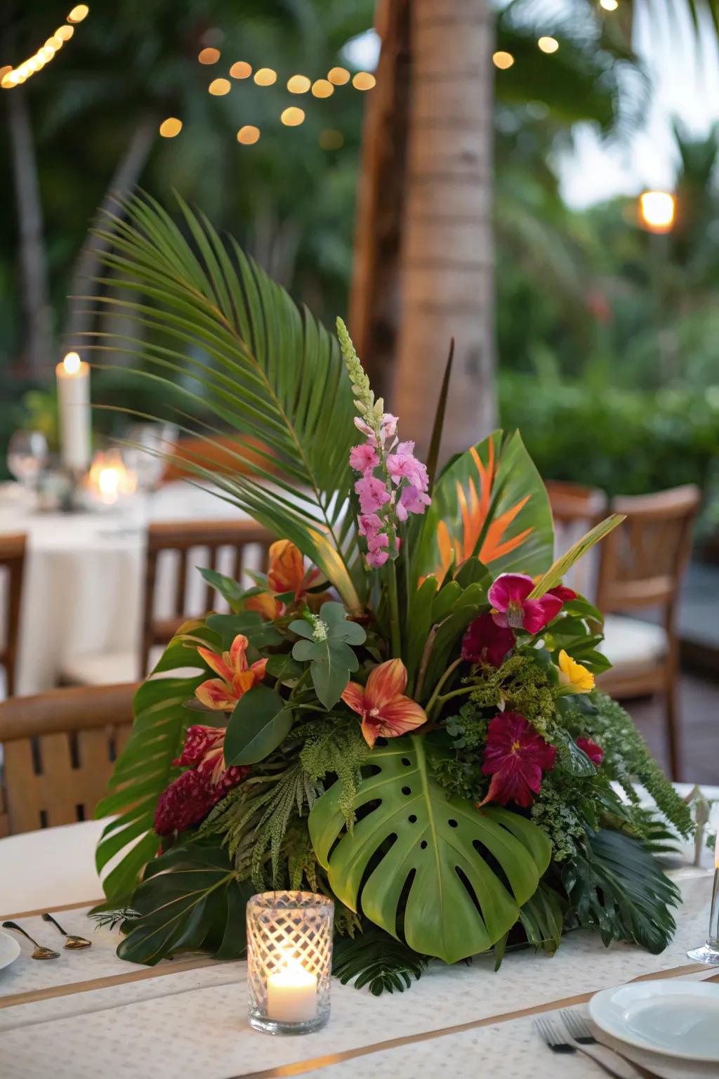 Transport a slice of paradise to your table using a Hawaiian motif.