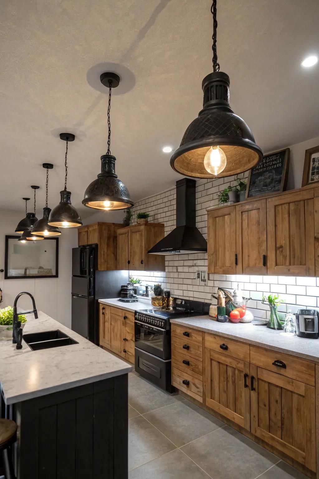 An eclectic fusion of dark elements appends a personal impression.