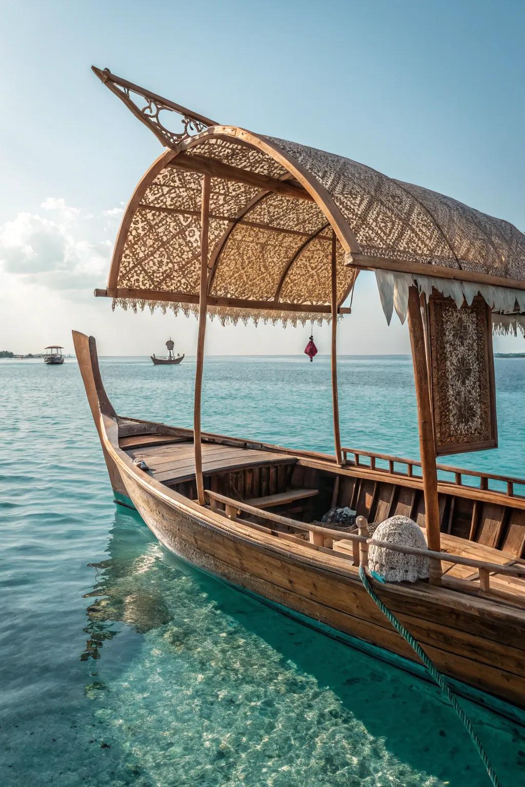 Celebrate the art of shade with a floating canopy – where excellent design meets creativity on the open water.