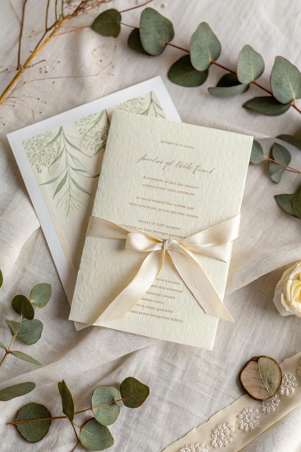 Elegant simplicity: Capture the essence of your special day with beautifully crafted festivity mementos.