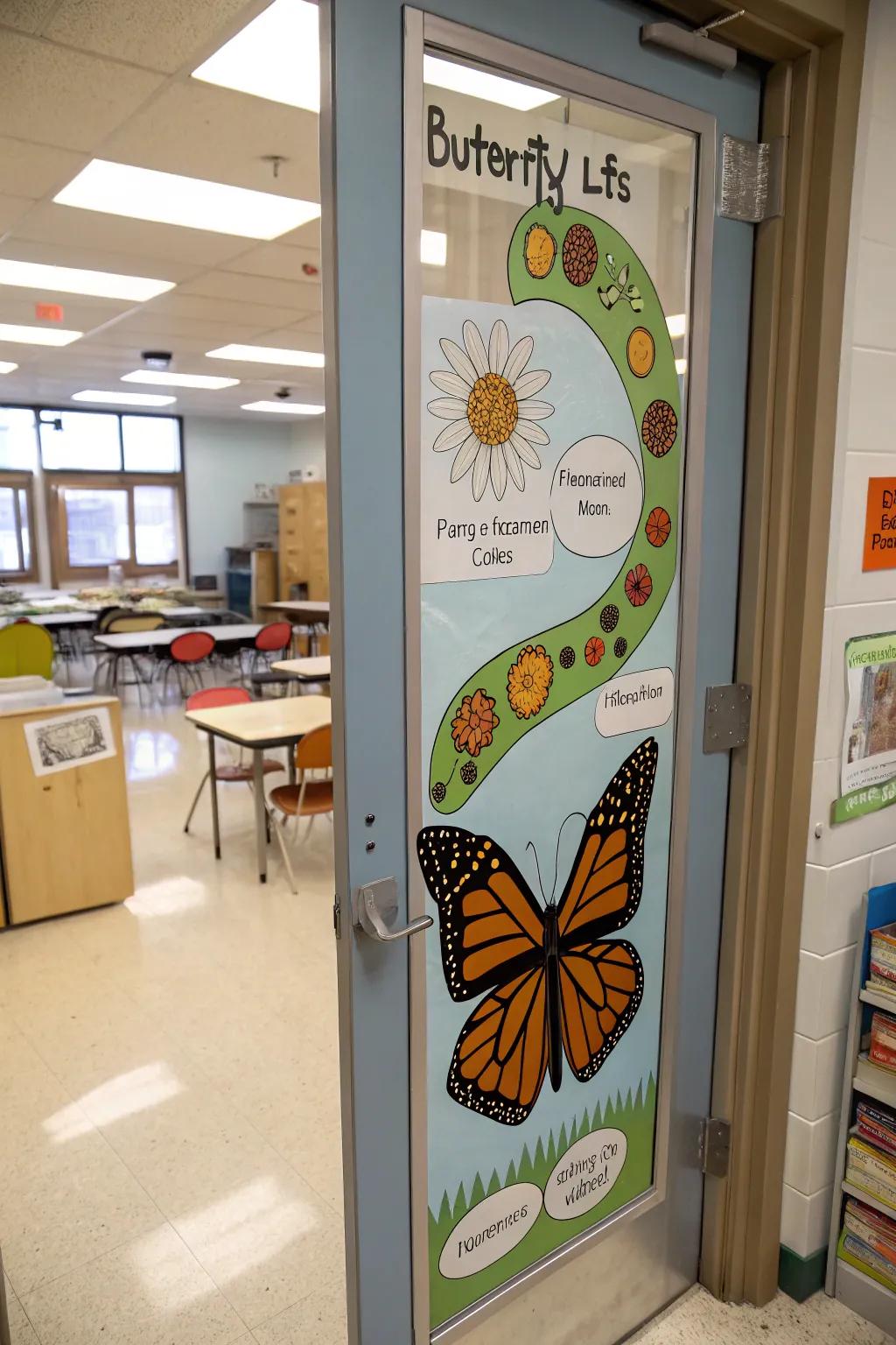 Explore the wonders of metamorphosis through a life phases display.