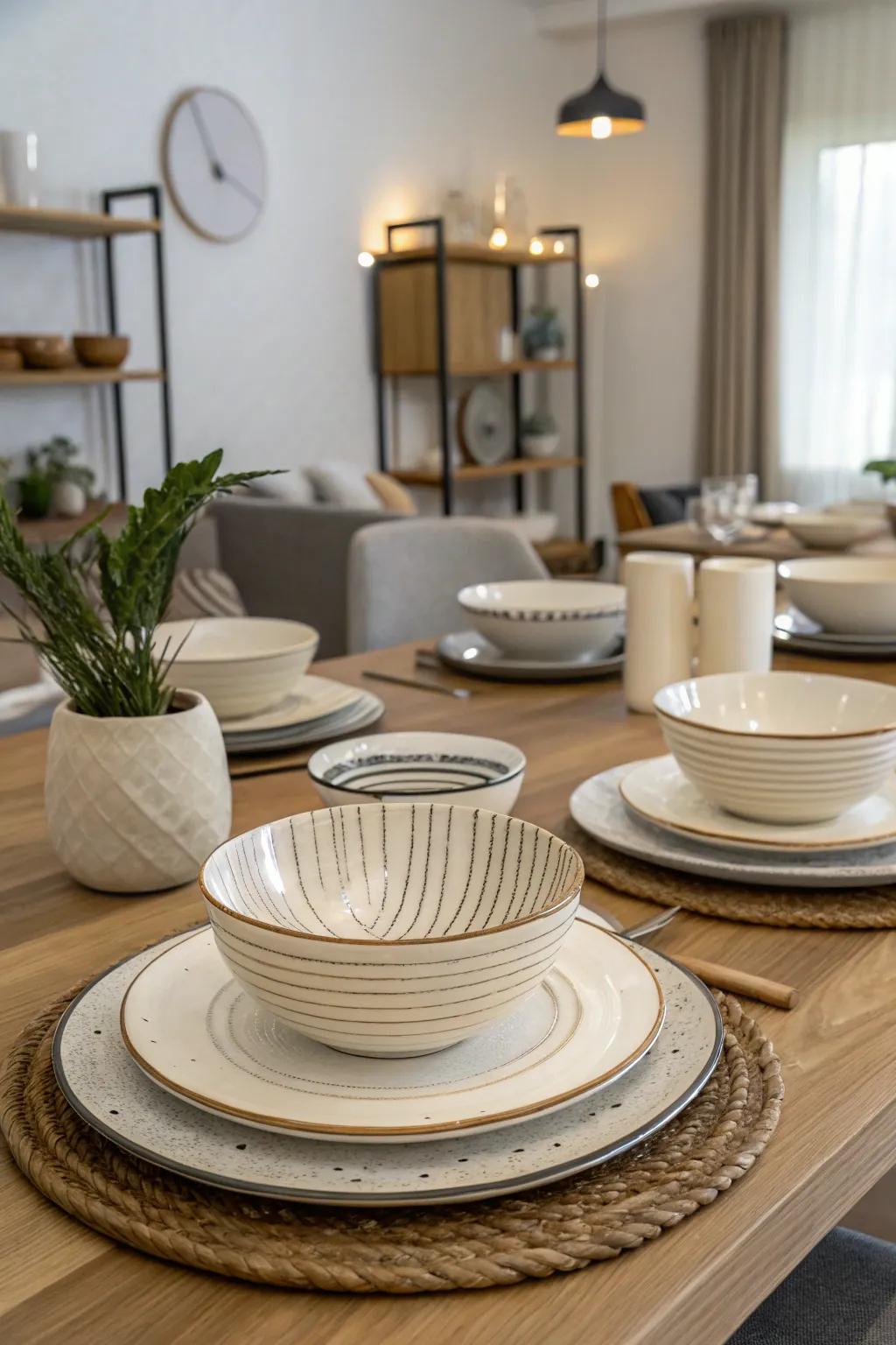 Find peace with ceramic designs influenced by Zen.