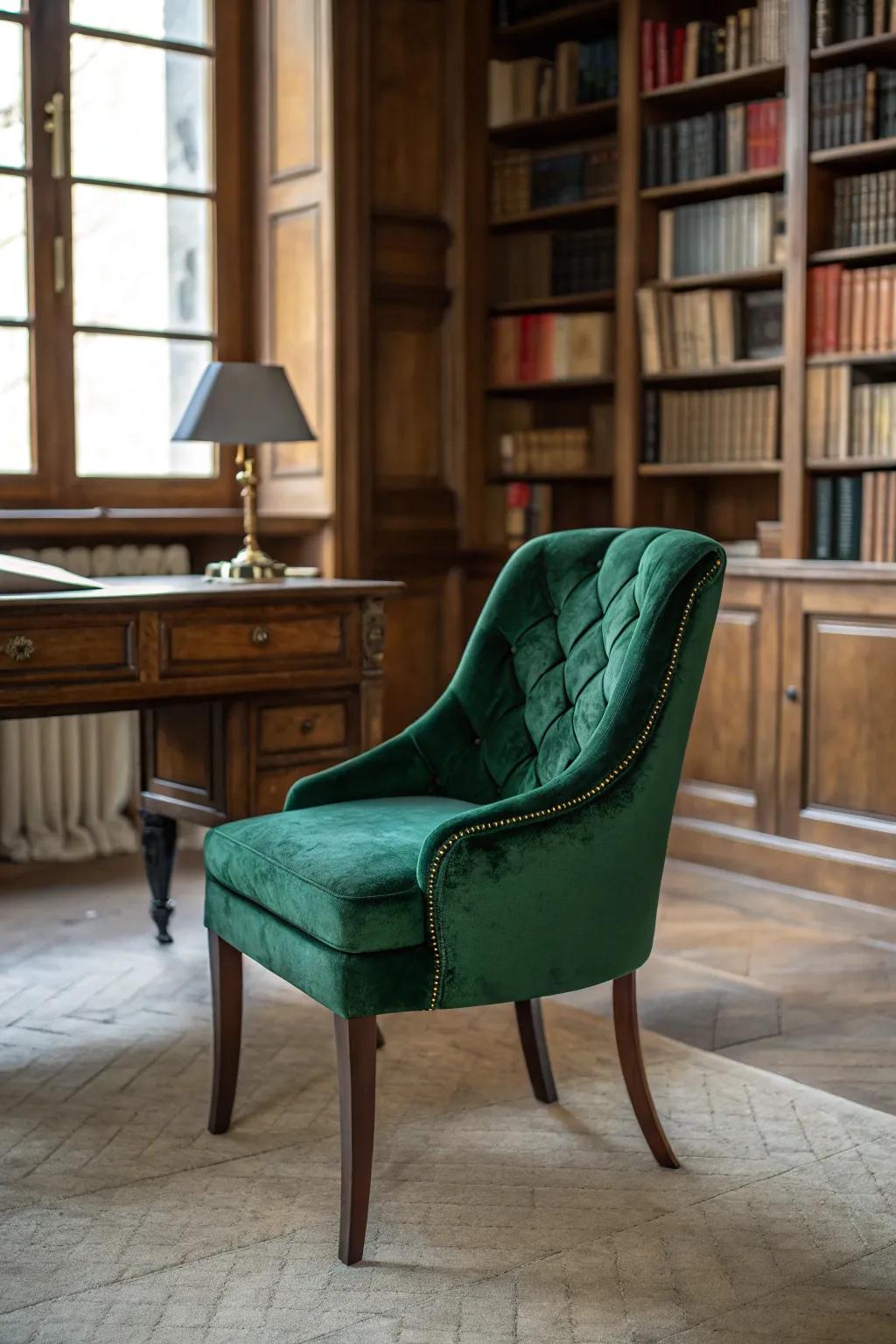 Velvet offers a luxurious and elegant appearance.