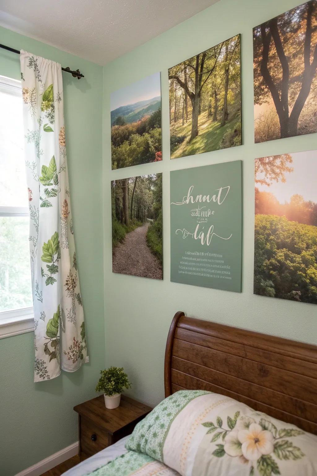 Nature and scripture works in concert to make beauty and meaning.