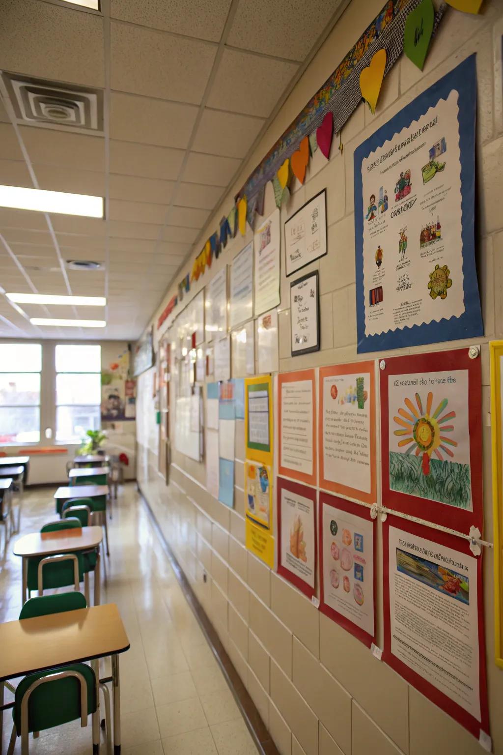 Showcasing work nurtures pride and motivation.