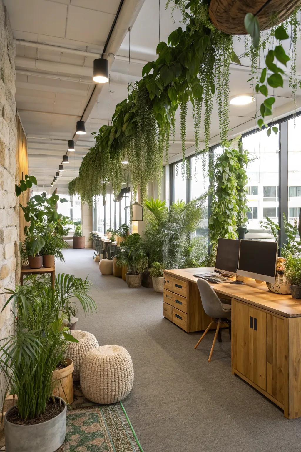 Naturalistic features that bring the outdoors inside.