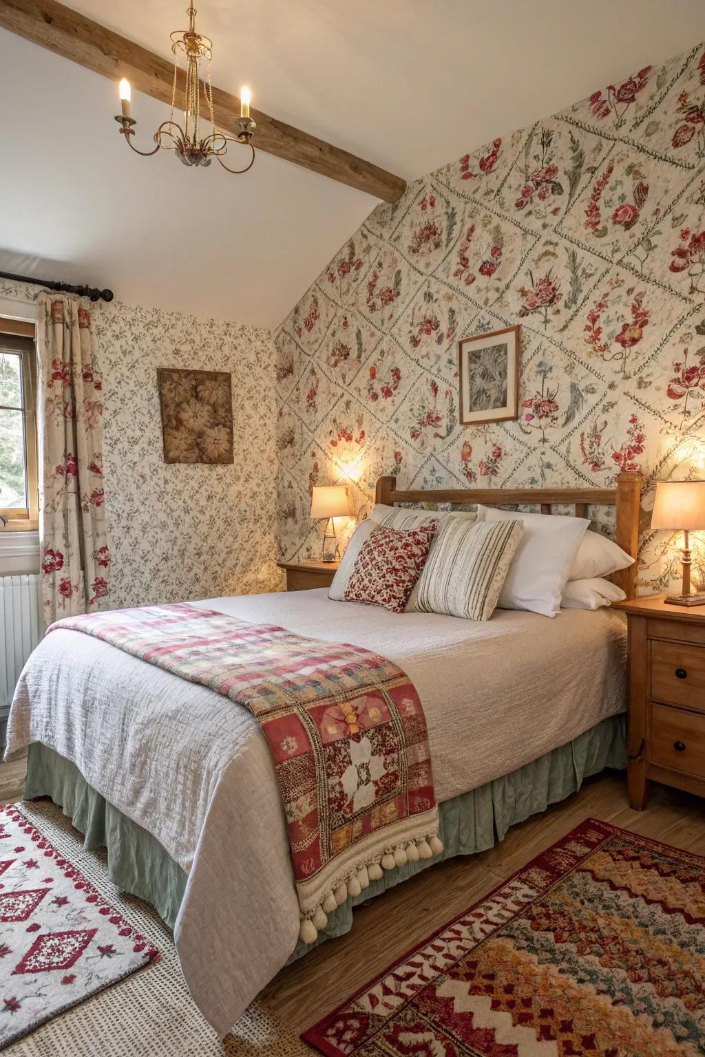 Motifs inject a lively and surprising charm.