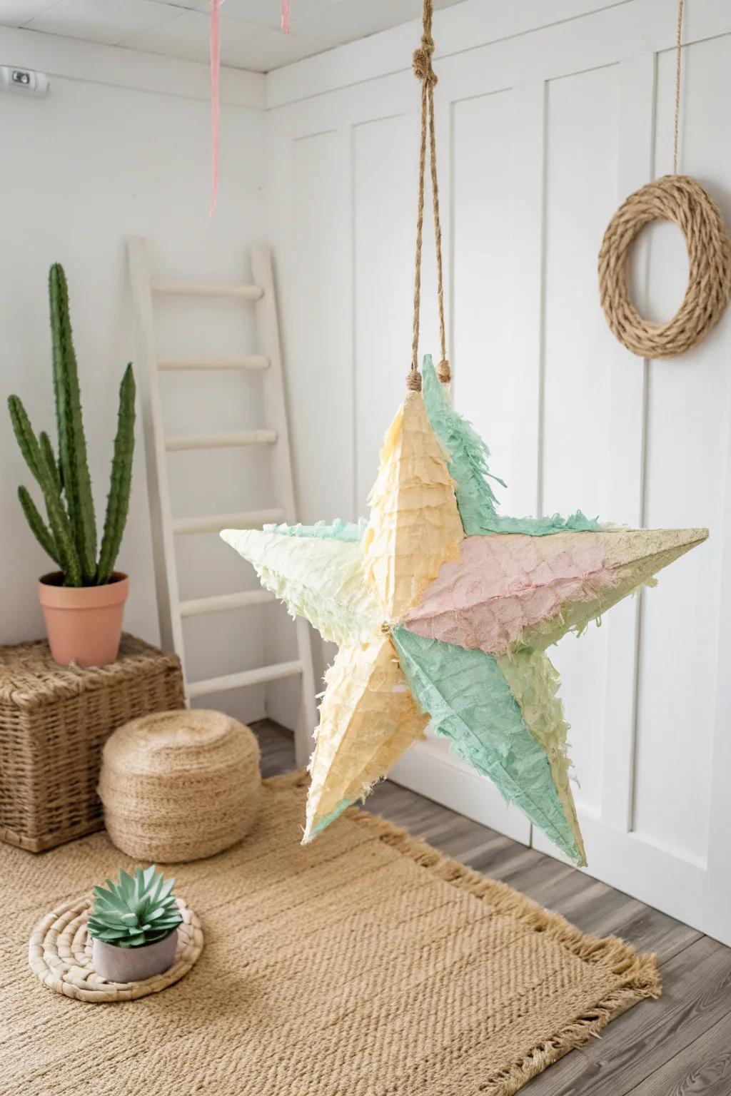 Celebrate creativity with a cute paper coating goodie holder, adding a fun touch to your simple space.