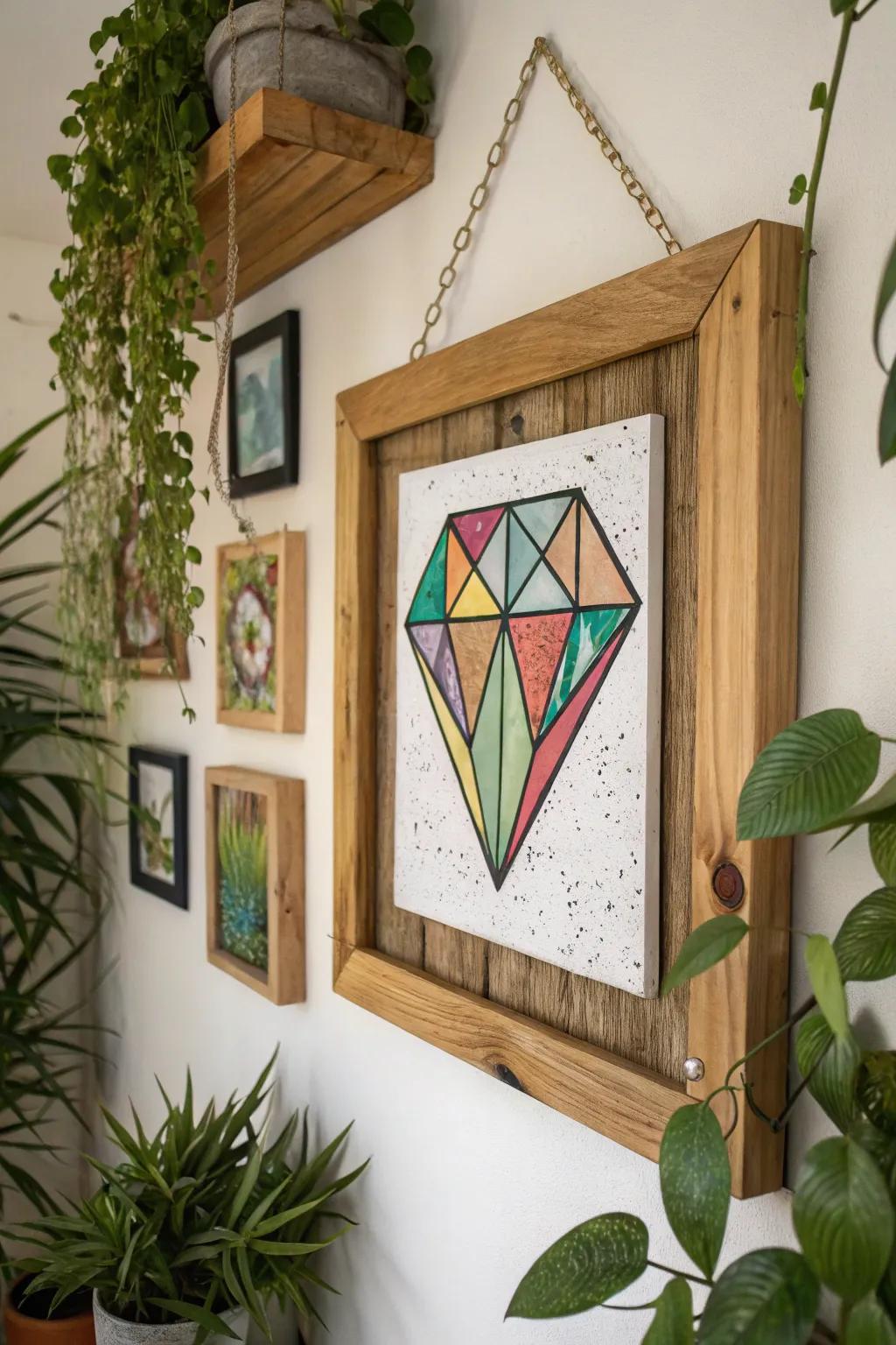 Country-style charm from recovered timber.