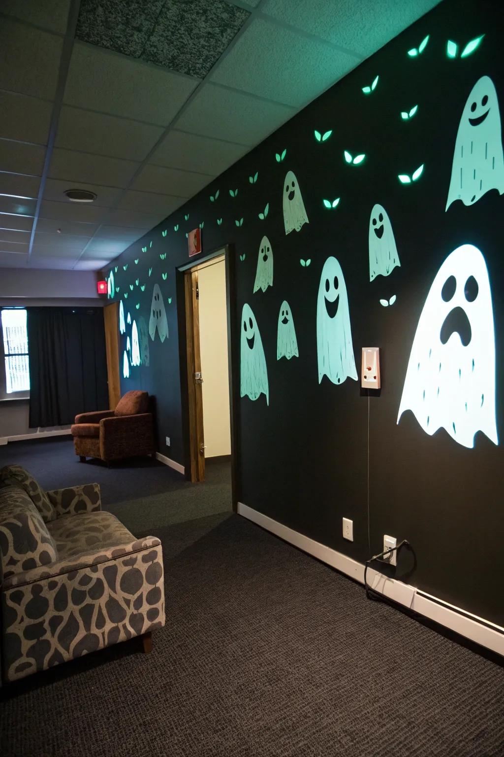 Glow-in-the-dark specters bring a wonderful and mystical feel to any kind of area.