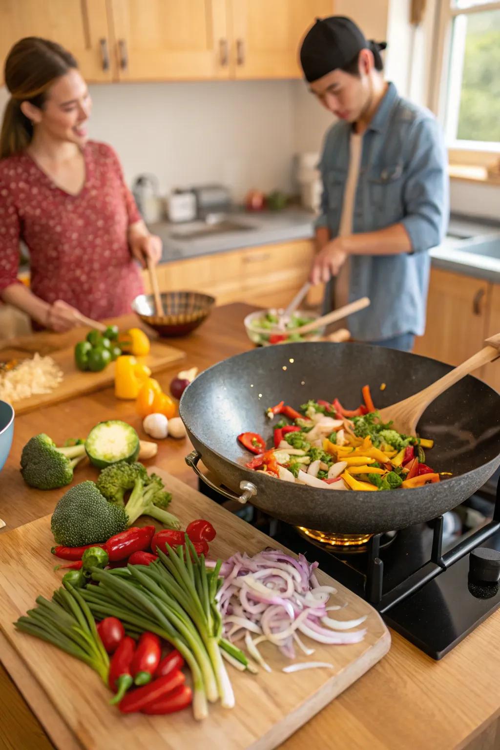 Cook up a storm with a stir-fry spectacle.